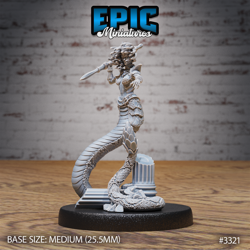 Gorgon Sisters Medusa 3D-printed model