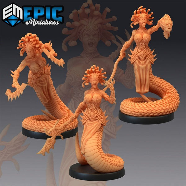 Gorgon Sisters Stheno 3D-printed model