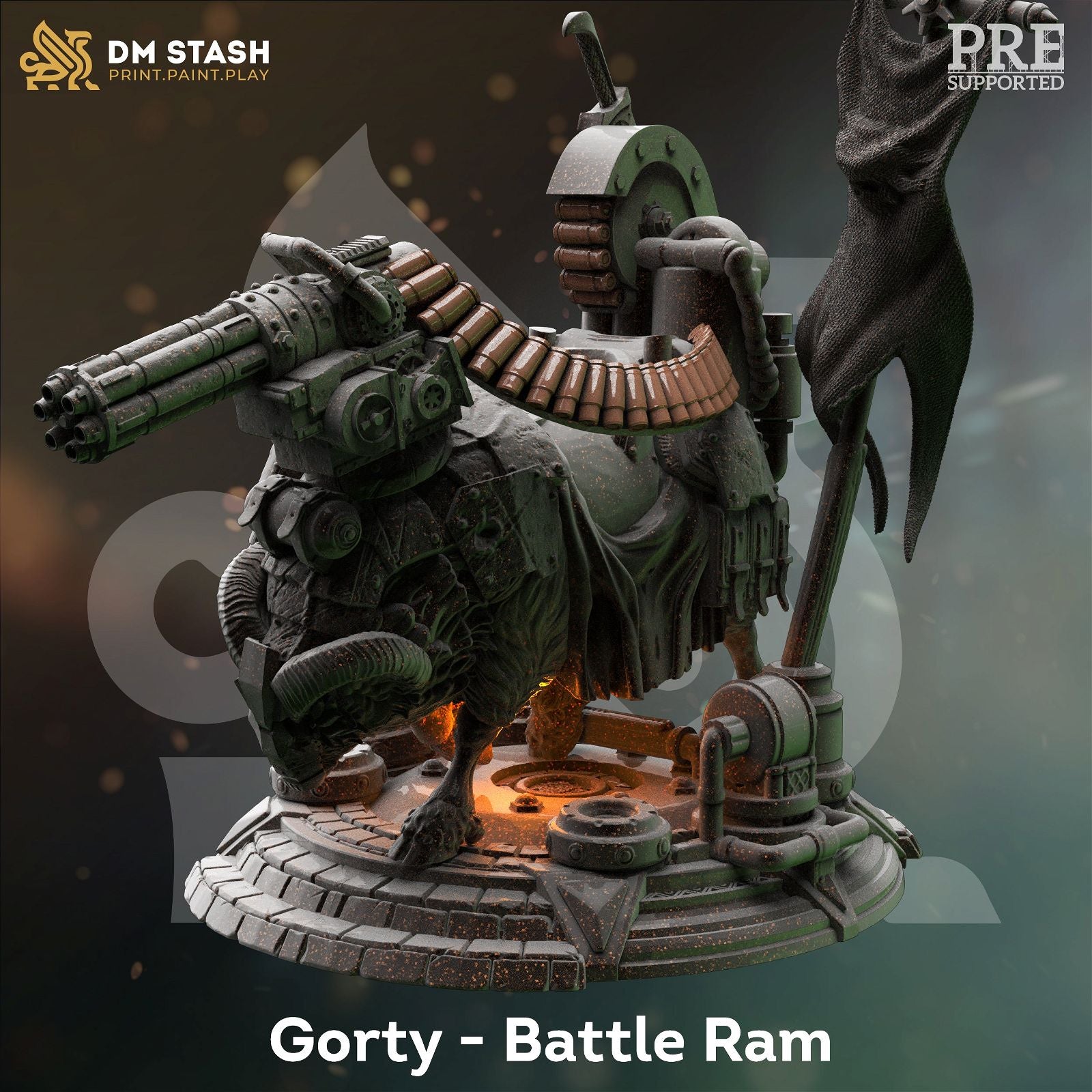 Gorty Battle Ram - The Printable Dragon