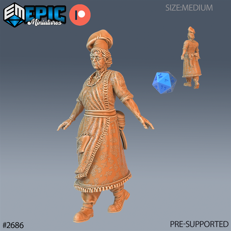 Grandma 3D-printed model