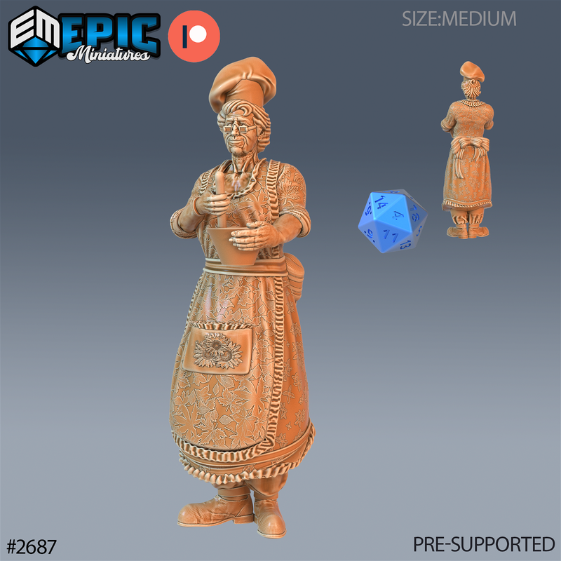 Grandma 3D-printed model