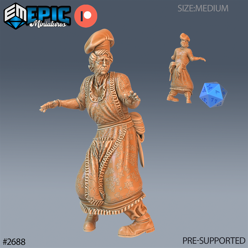 Grandma 3D-printed model