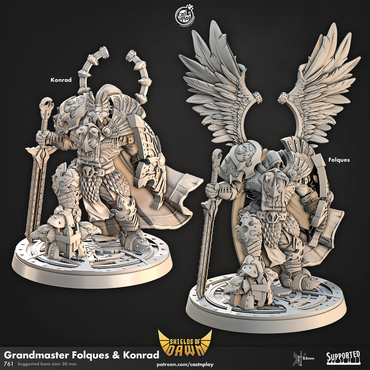 Grandmaster Folques and Konrad - The Printable Dragon