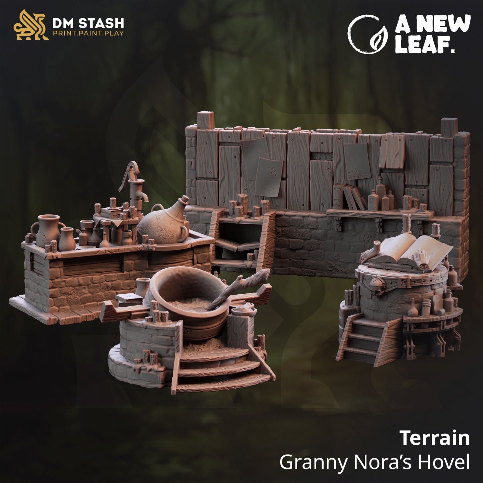 Granny Nora House Terrain - The Printable Dragon