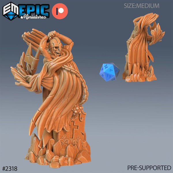 Graveyard Ghosts 3D-printed model