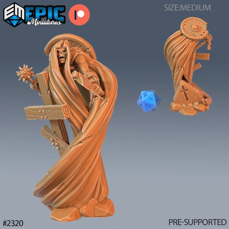 Graveyard Ghosts 3D-printed model