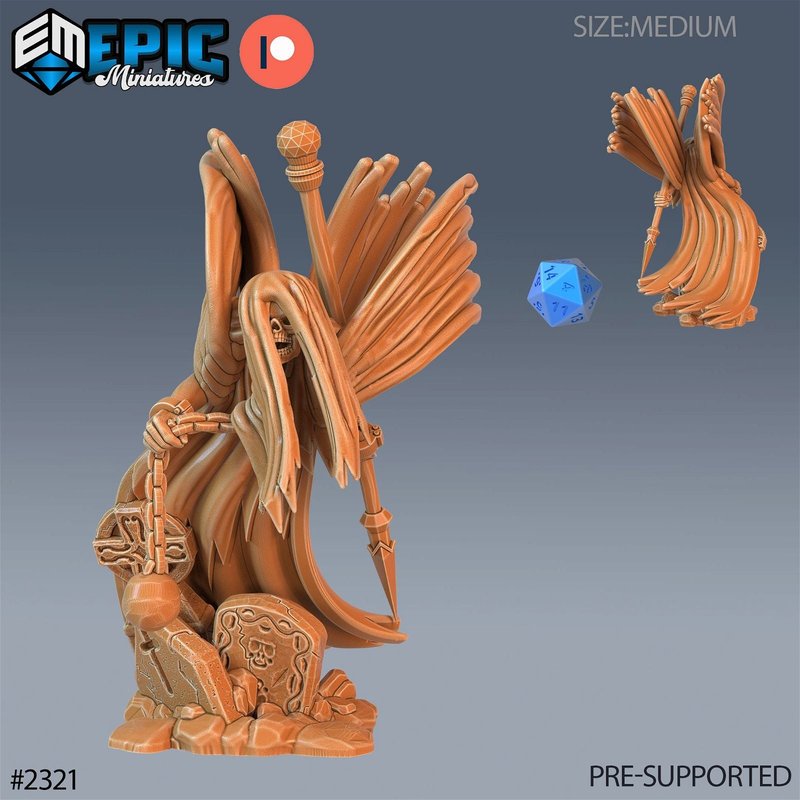 Graveyard Ghosts 3D-printed model