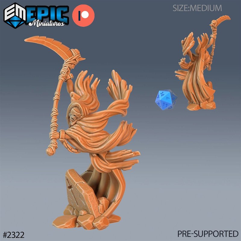 Graveyard Ghosts 3D-printed model