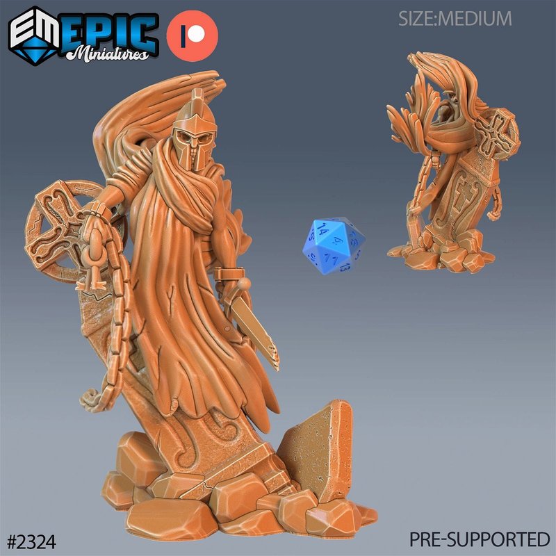 Graveyard Ghosts 3D-printed model