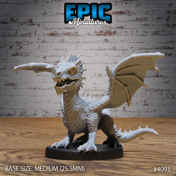 Green Dragon Wyrmling 3D-printed model