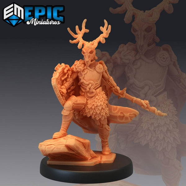 Green Knight 3D-printed model