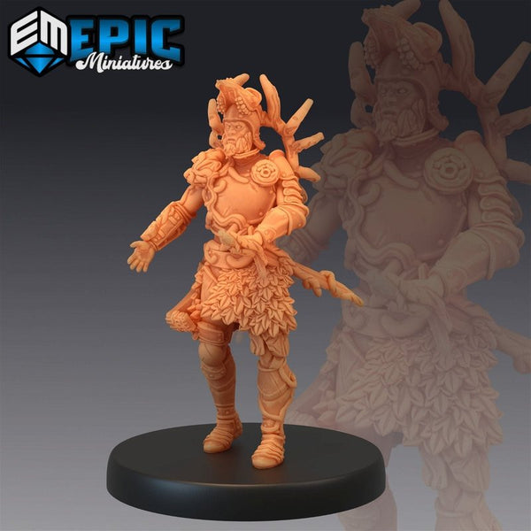 Green Knight 3D-printed model