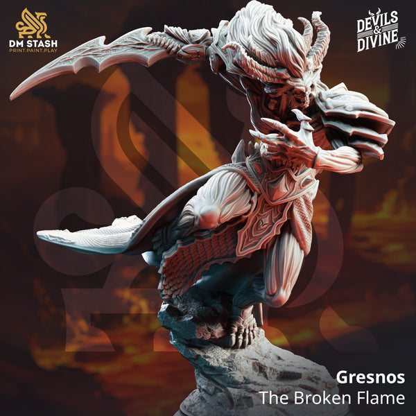 Gresnos - The Broken Flame 3D-printed model