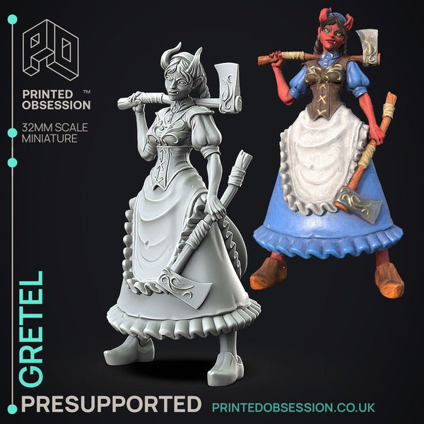 Gretel 3D-printed model