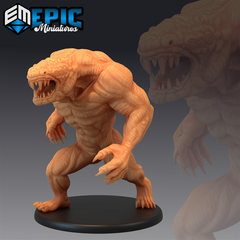 Grey Render 3D-printed model