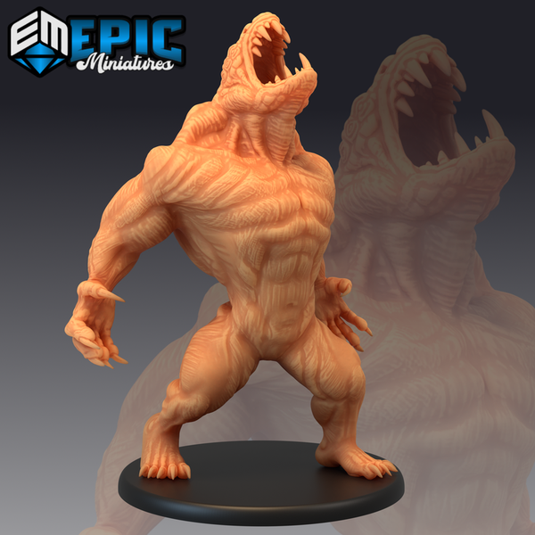Grey Render 3D-printed model