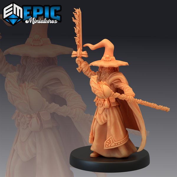 Grey Wizard - The Printable Dragon