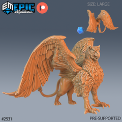 Griffin 3D-printed model