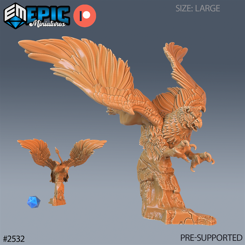 Griffin 3D-printed model