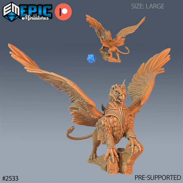 Griffin 3D-printed model