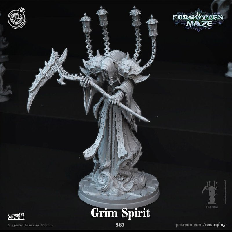 Grim Spirit 3D-printed model