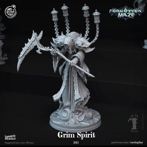 Grim Spirit 3D-printed model