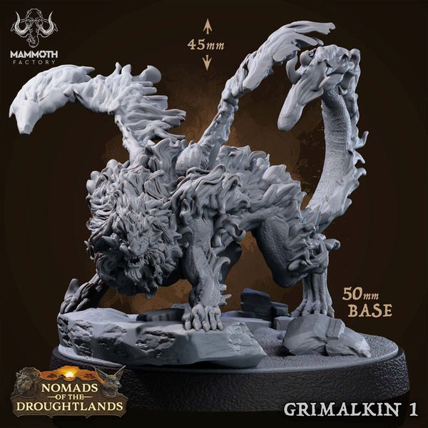 Grimalkin 3D-printed model