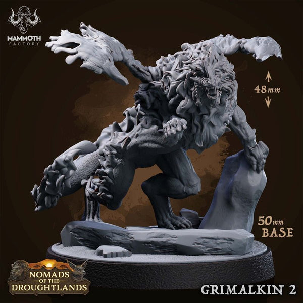 Grimalkin 3D-printed model