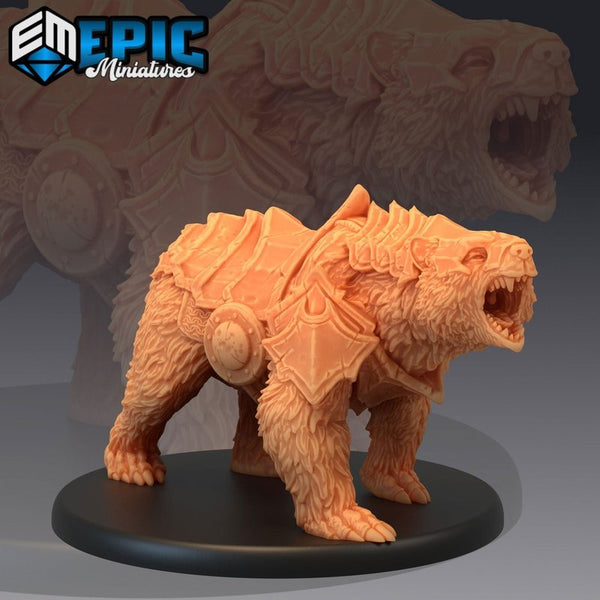 Grizzly Bear 3D-printed model