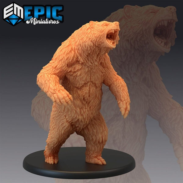 Grizzly Bear 3D-printed model