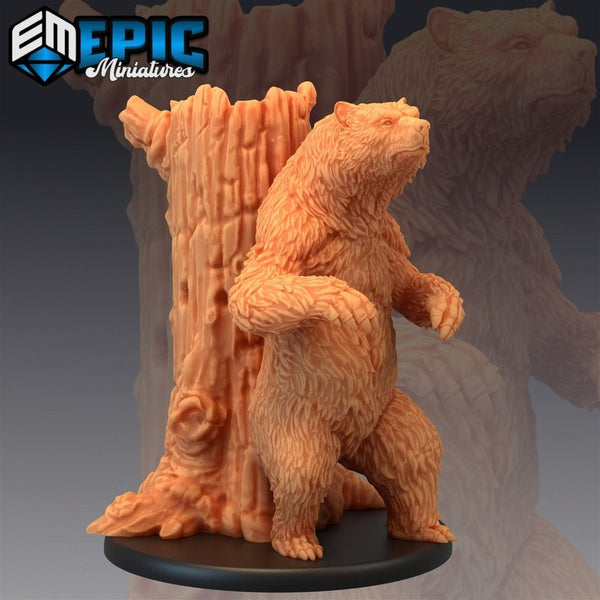 Grizzly Bear 3D-printed model