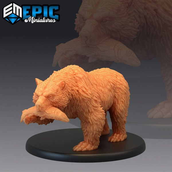 Grizzly Bear 3D-printed model
