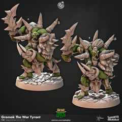 Gromok The War Tyrant 3D-printed model