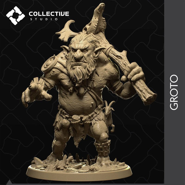 Groto 3D-printed model