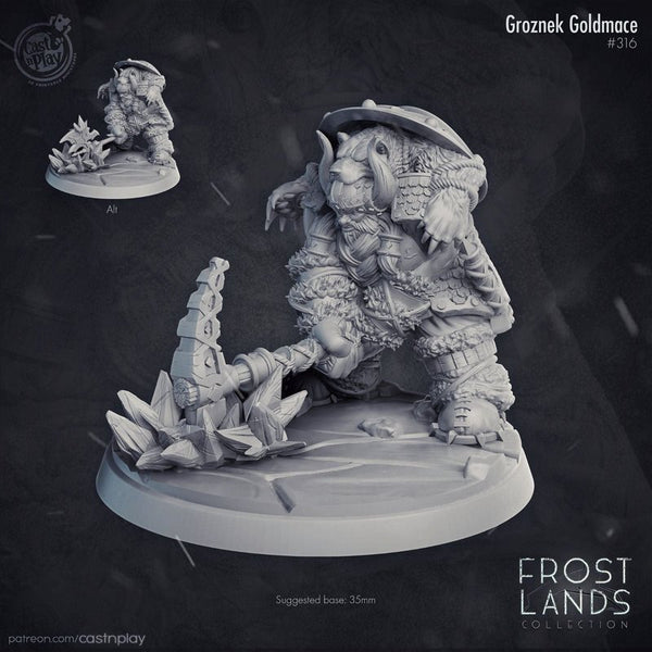 Groznek Goldmace 3D-printed model