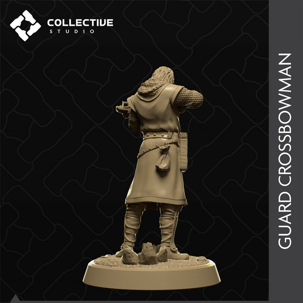 Guard Crossbowman 3D-printed model