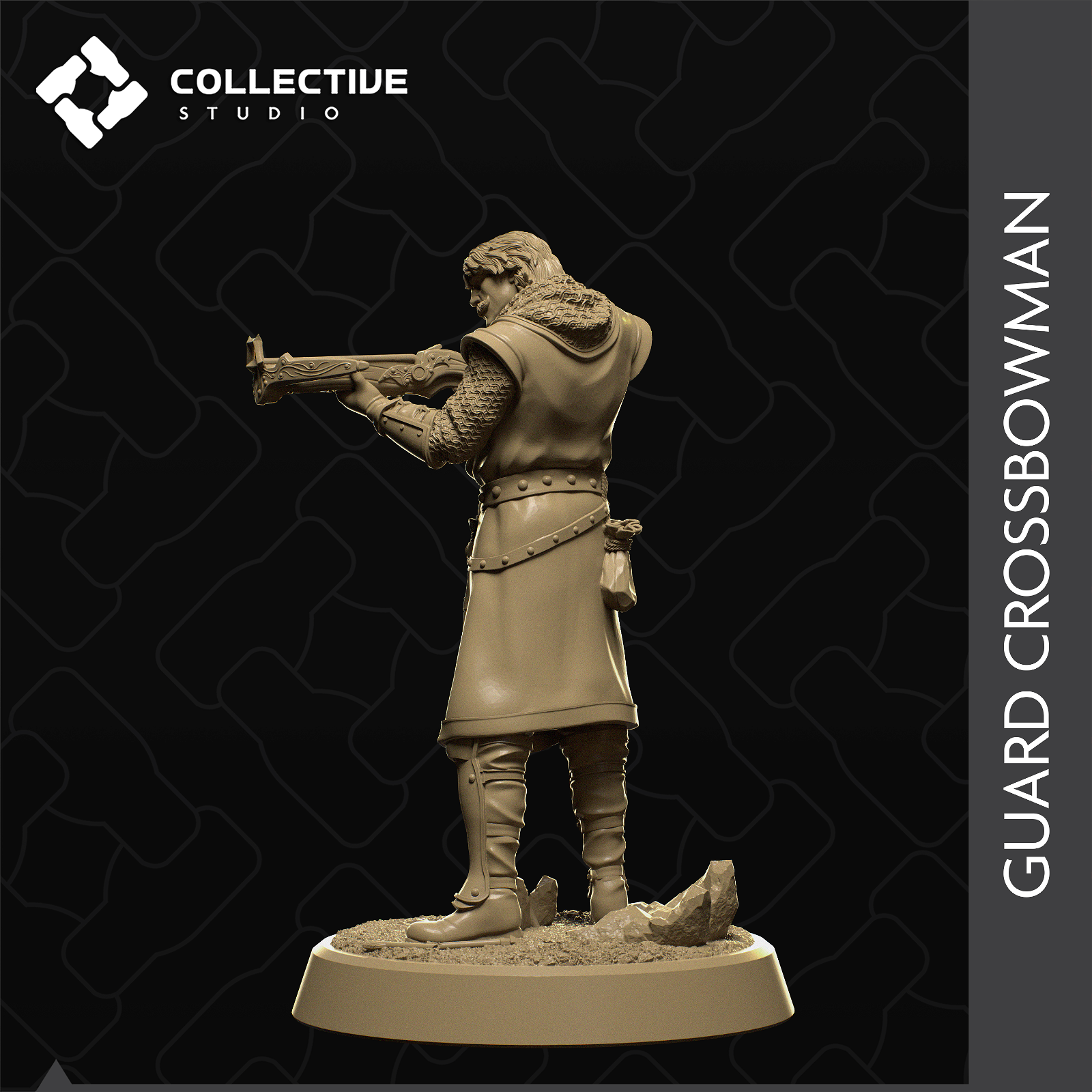 Guard Crossbowman - The Printable Dragon