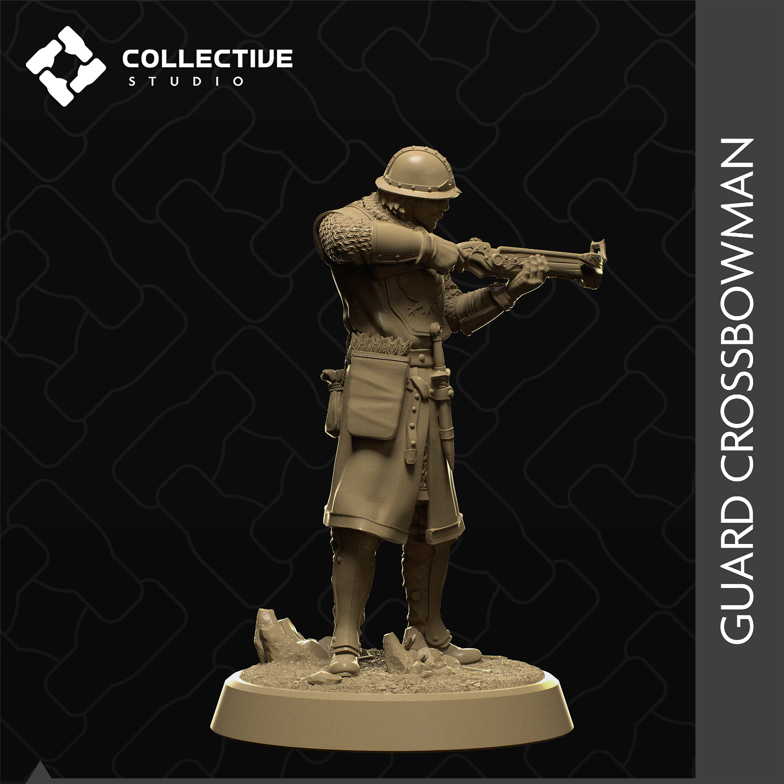 Guard Crossbowman - The Printable Dragon