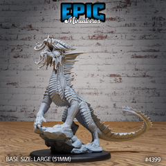 Guard Drake Gold - The Printable Dragon