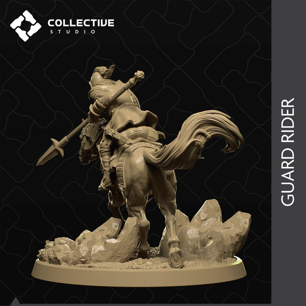 Guard Rider 3D-printed model