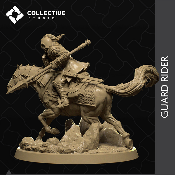 Guard Rider 3D-printed model