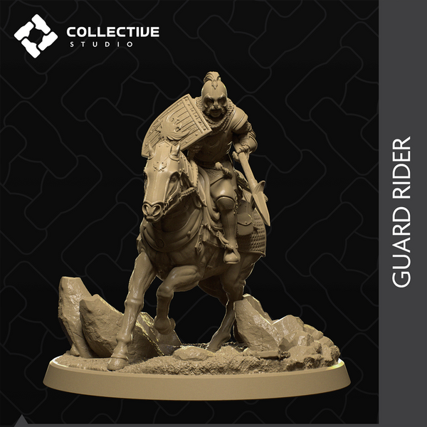 Guard Rider 3D-printed model
