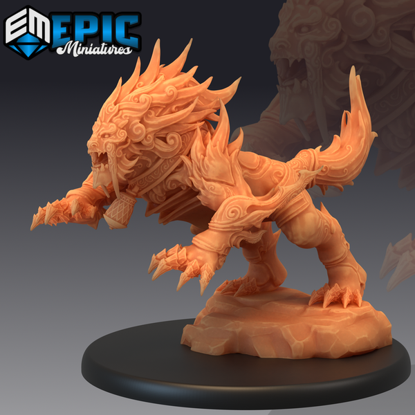 Guardian Fuu Tiger 3D-printed model