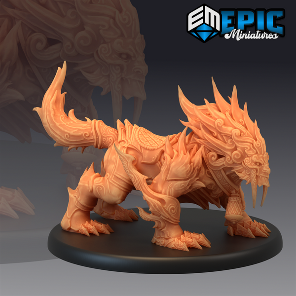 Guardian Fuu Tiger 3D-printed model