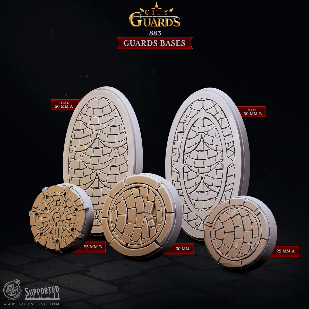 Guard Bases 3D-printed model