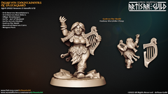 Gudrun the Skald 3D-printed model