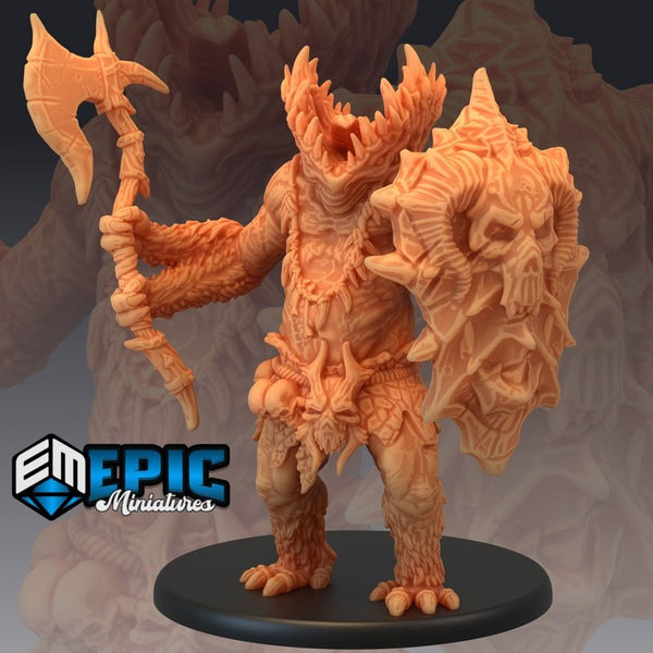 Gug Axe & Shield 3D-printed model