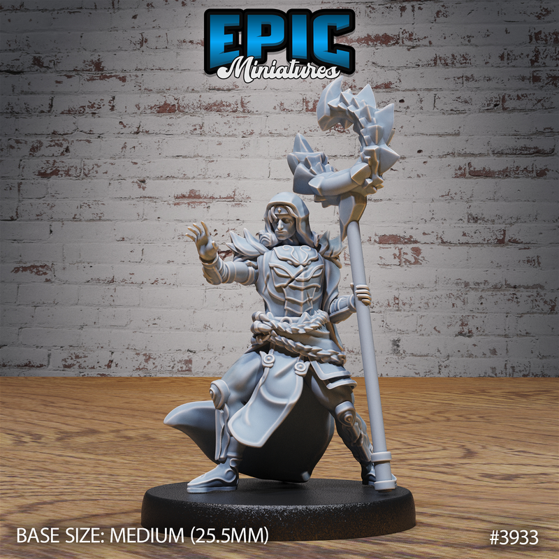 Guild Sorcerer 3D-printed model