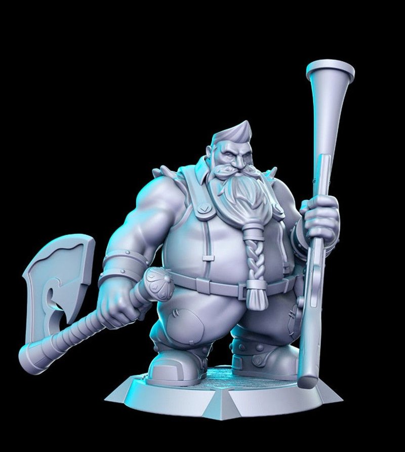 Guldram 3D-printed model