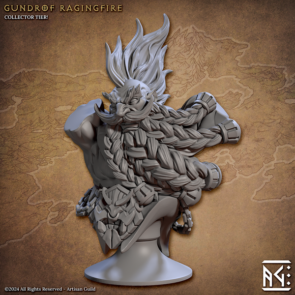 Gundrof Raginfire 3D-printed model